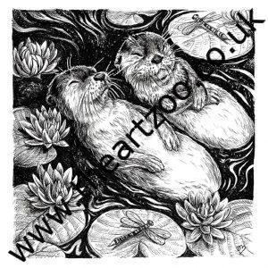 'Otter Bliss' b/w